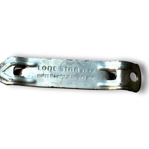Vintage Lone Star Beer Metal Church Key Bottle Opener San Antonio Texas